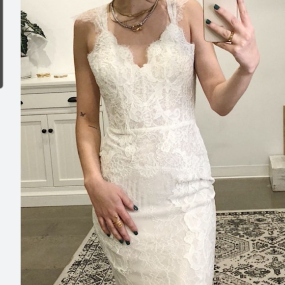 Lili Hod wedding dress Ariel gown brand new $5400 fits size 6 - Picture 1 of 16